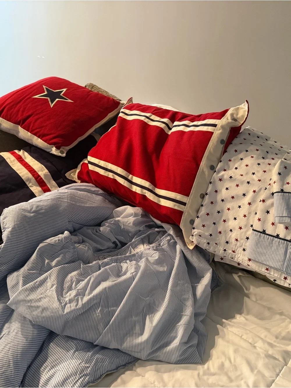 Pottery Barn Americana Queen Bedding Set